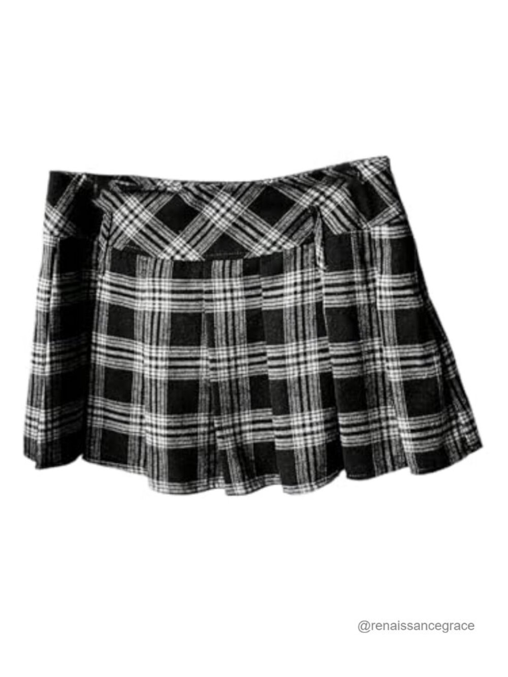 Floerns Women's Plaid Mini Skirt Pleated Hem Uniform Skater Skirt with Shorts